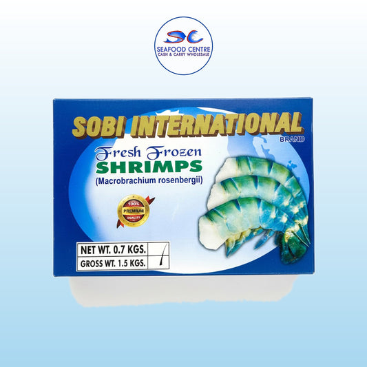 King prawns 8/12 fresh water Blocks HLSO