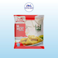 Meat Samosas (18 Pack) – Frozen Halal Snack