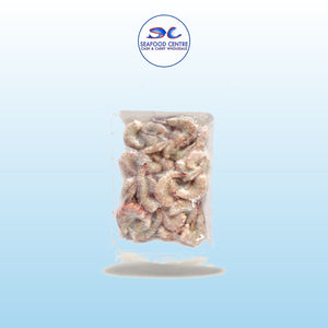 Sea Water Prawns – Head Removed, Shell-On, Tray Pack (Frozen)
