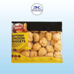 Quality Bites Battered Chicken Nuggets 600g – Frozen Halal Snack